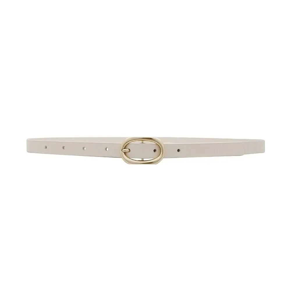 Anine Bing Sleek Ivory Mini Signature Link Belt Size XS / S